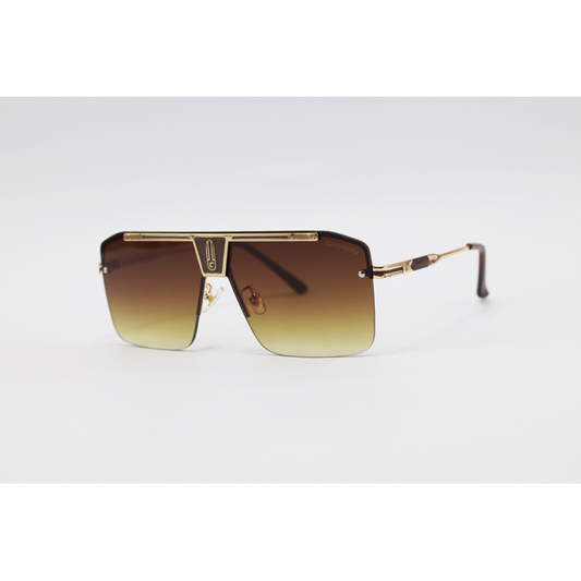 Carrera - 10076 - Golden Brown Gradient - Rimless - Metal - Sunglasses