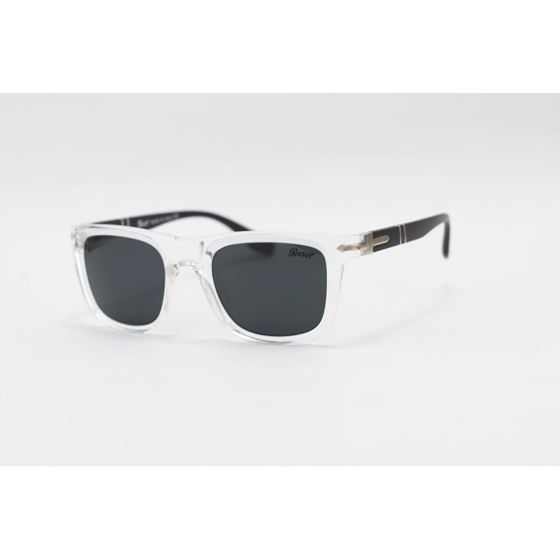 Persol - P10 - Translucent Black - Acetate - Square - Sunglasses